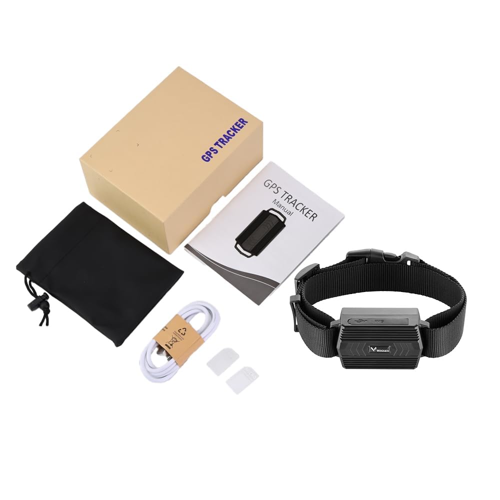 4G Collar GPS para Perros de Caza 3000mAH Batería Localizador GPS para Caballos Vacas Ovejas Animales Grandes IP66 Resistente al Agua Seguimiento en Tiempo Real, Alerta de Geocerca TK935