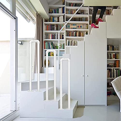 Main courante en fer forgé de 65cm en U avec kit complet pour escalier - 6