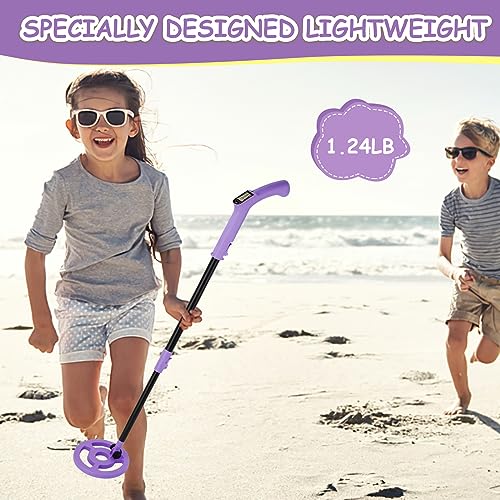 Image of OMMO Metal Detector, Adjustable 27.5 inch-37.8 inch Metal Detector for Kids with Intuitive LCD Display, Lightweight Kids Metal Detectors with 6 inch Search Coil for Exploration Hiking