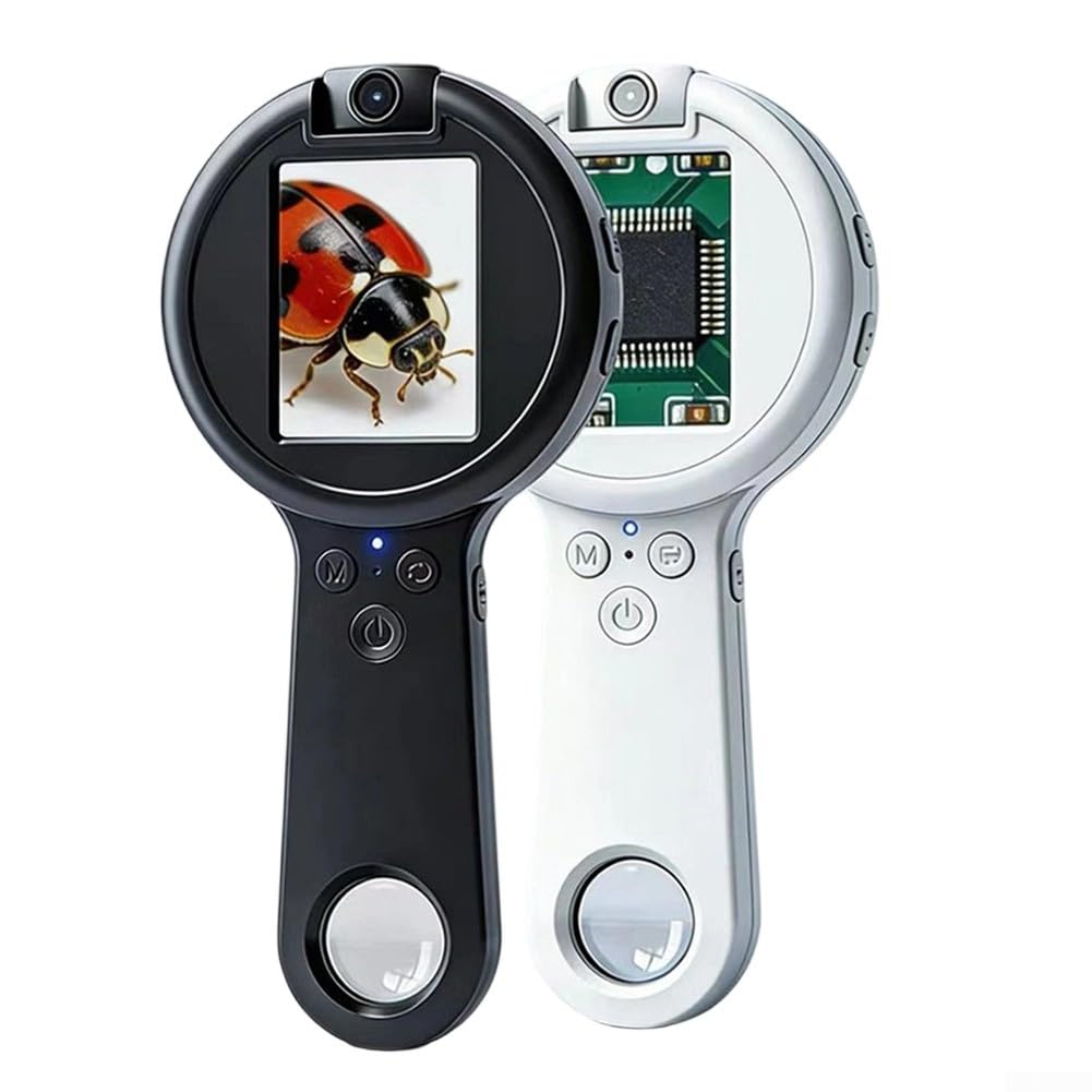 Smart Magnifier 500X Vergrößerung 16 LEDs(White)
