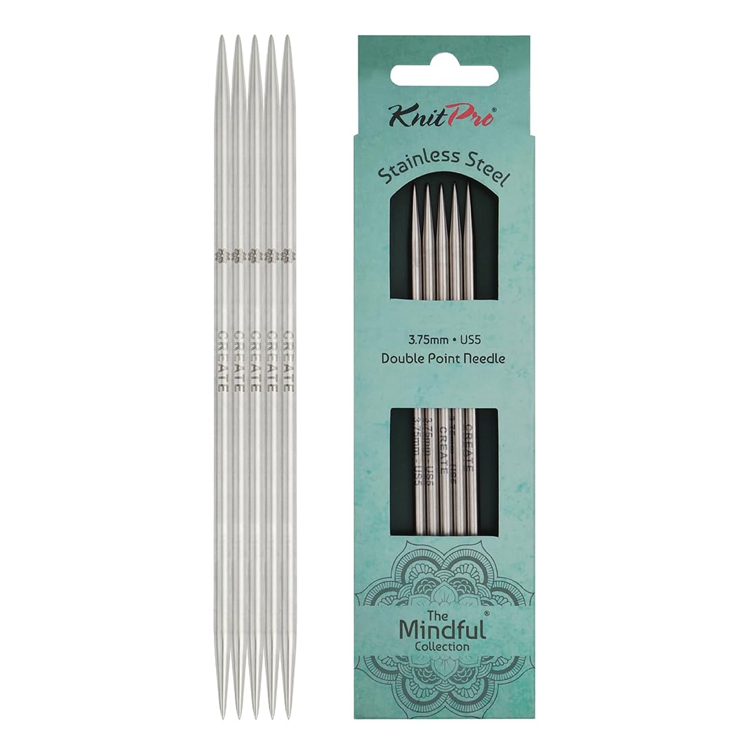 KnitPro The Mindful Collection Double Pointed Needles 6" (15cm) | Size 3.75mm