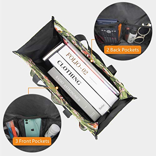 Image of TOPDesign Utility Water Resistant Tote Bag with 13 Pockets, Top Zipper Closure & Thick Bottom Support, for Working Women