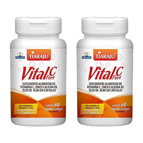 Vital C Fort - 2 unidades de 60 Cápsulas - Tiaraju