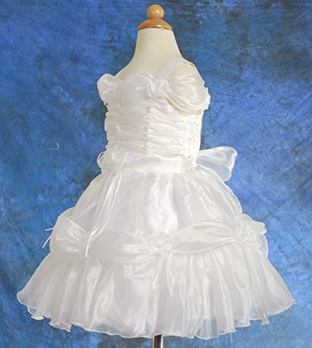Dressy Daisy Girls' Pearls Off-Shoulder Dress Wedding Flower Girl Party Birthday3