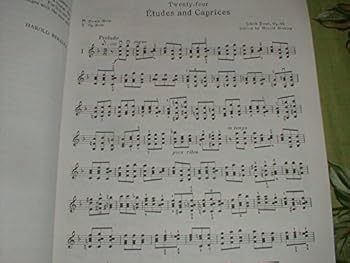Paperback Twenty-Four Etudes and Caprices for the Violin (Schirmer's Library of Musical Classics, Vol. 1179) Book