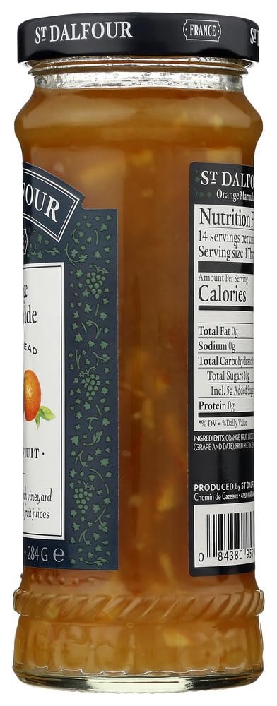 St Dalfour Orange Marmalade 100% Fruit Conserve 10 Oz (Pack of 6)