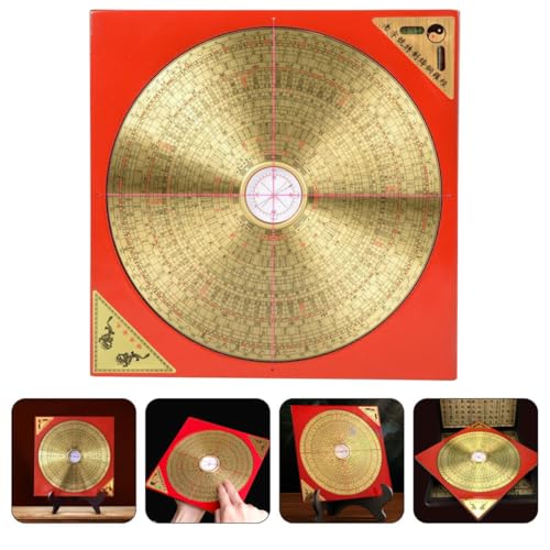 Brújula china portátil multiusos de latón FRCOLOR 6 pulgadas miniatura 4