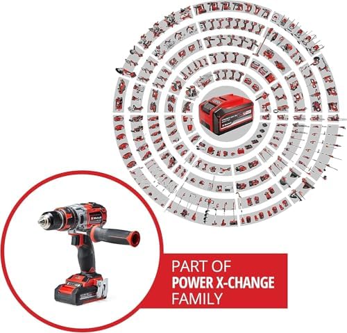 Bild 1 - Einhell Akkuschrauber TE-CD 18 Li-i BL Kit Power X-Change (18 V, Schlagfunktion, Brushless, 60 Nm, 2 Gang, LED Licht, Koffer, inkl. 2x 2,0 Ah Akku + Ladegerät)