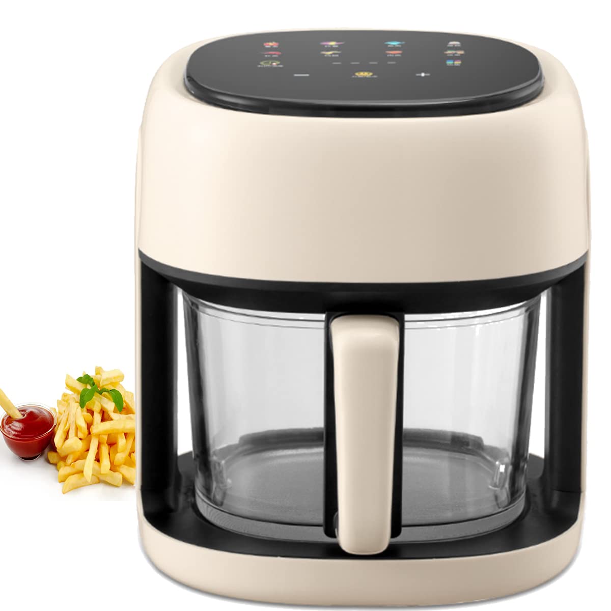 Amazon.co.jp: ノンフライヤー Air fryer 4.5L容量 1350W ミニ電気