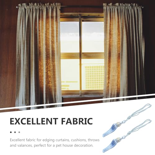 Cortinas con borlas OSOLADY para renovar el estilo del sofá de tu salón 4