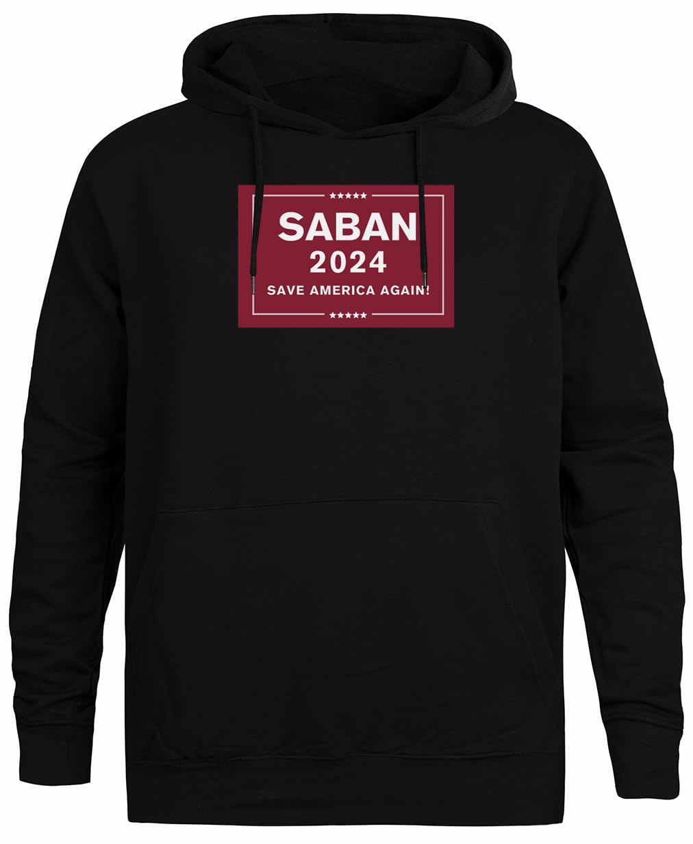 Generico Saban 2024 Felpa con Cappuccio Unisex con Cappuccio Nero
