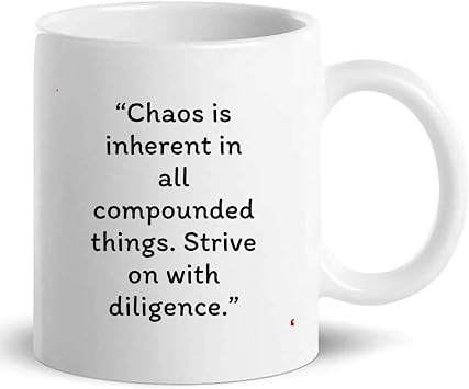 Powerful Buddha Quotes Coffee Cup - Buddhist Home Decor Buddhism Wall Art Creative Motivational Gifts