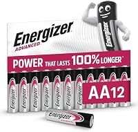 Energizer Advanced AA Batteries (12 Pack) up to 100% Longer Lasting