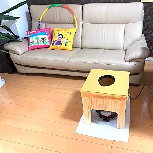 温活】丸型クッション よもぎ蒸しセット【椅子色-茶色】(婦人健康用