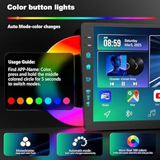 5G WiFi6(4Ram 64Rom) Car System for 10.2 Inch Jeep Wrangler/Patriot Radio,Upgrade Car Stereo GPS Navigation for JK Compass,Carplay Android Auto Mirroring Airplay SWC/AM+FM+RDS/HD-1080P