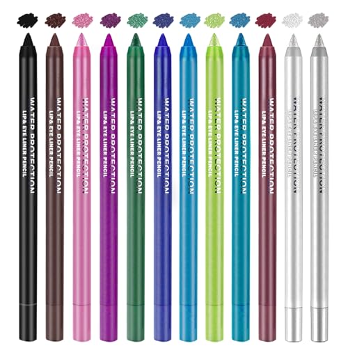 Set de 12 lápices de delineador de colores