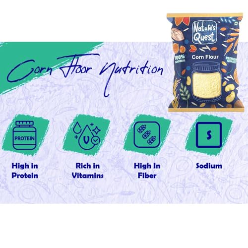 Image of Nature's Quest Corn Flour | Makka /Maize atta - 9 Kg