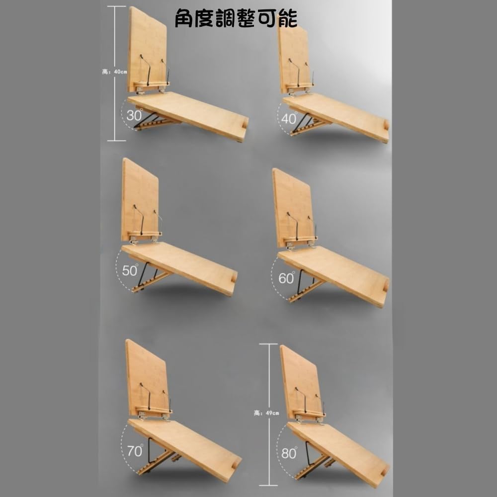 傾斜台 書見台 勉強 卓上 ブックスタンド 学習台二層読書棚読書本棚 木製 竹製 多用途 姿勢改善 高さ調整可 角度調整可 軽量 ブ