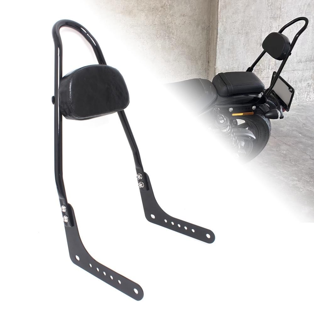 Motorcycle Passager Arrière Coussin de dossier passager amovible pour moto pour Softail pour Low Rider pour Deluxe pour Heritage pour Slim pour Street Bob 2018 et plus
