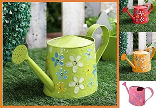 TrueMenk Dcor 2 litres Hand Painted Metal planters Round Watering Can for Plants - Rust Free Home Decor Gifting, Garden, Gardening, Tools (Pack of 1, Green) (B0DCFRKMCS) Amazon Price History, Amazon Price Tracker