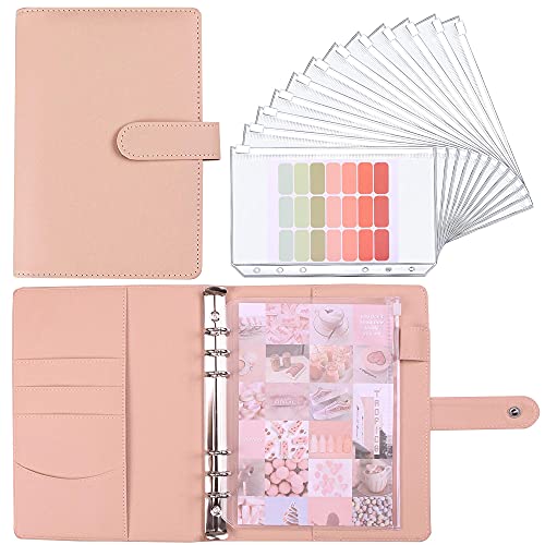 Classeur de budget robuste en format A5 avec enveloppes de rangement durables