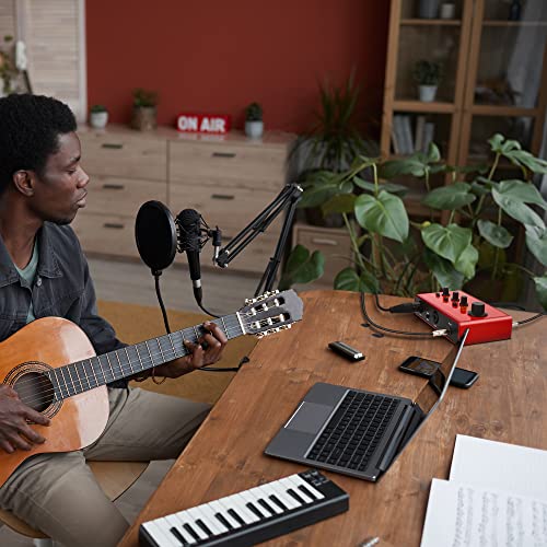 Usb Audio Interface For Recording, Streaming And Podcasting With Dual Xlr, Support For Optical And 1/4" Output #TOP5