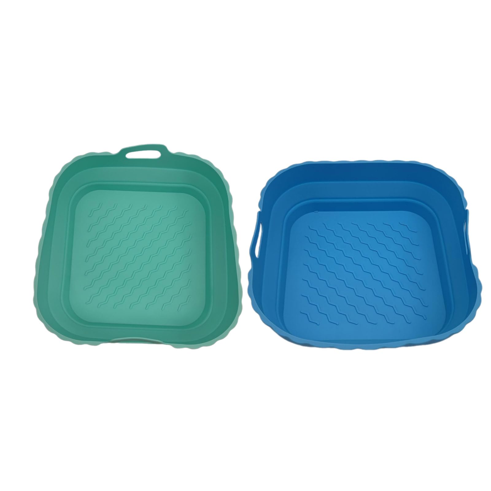 Jazuaiao 2Pcs Air Fryers Silicone Liners Square Silicone for Accessories Basket Mat