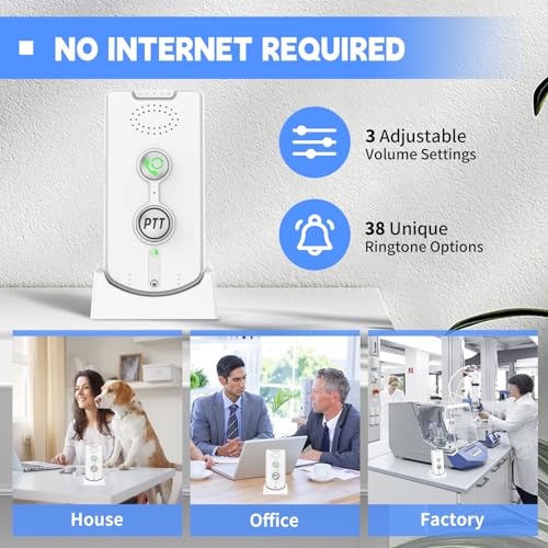 image for SmartTail 2 Way Intercom for Home,Wireless Intercom System Portable,Lo