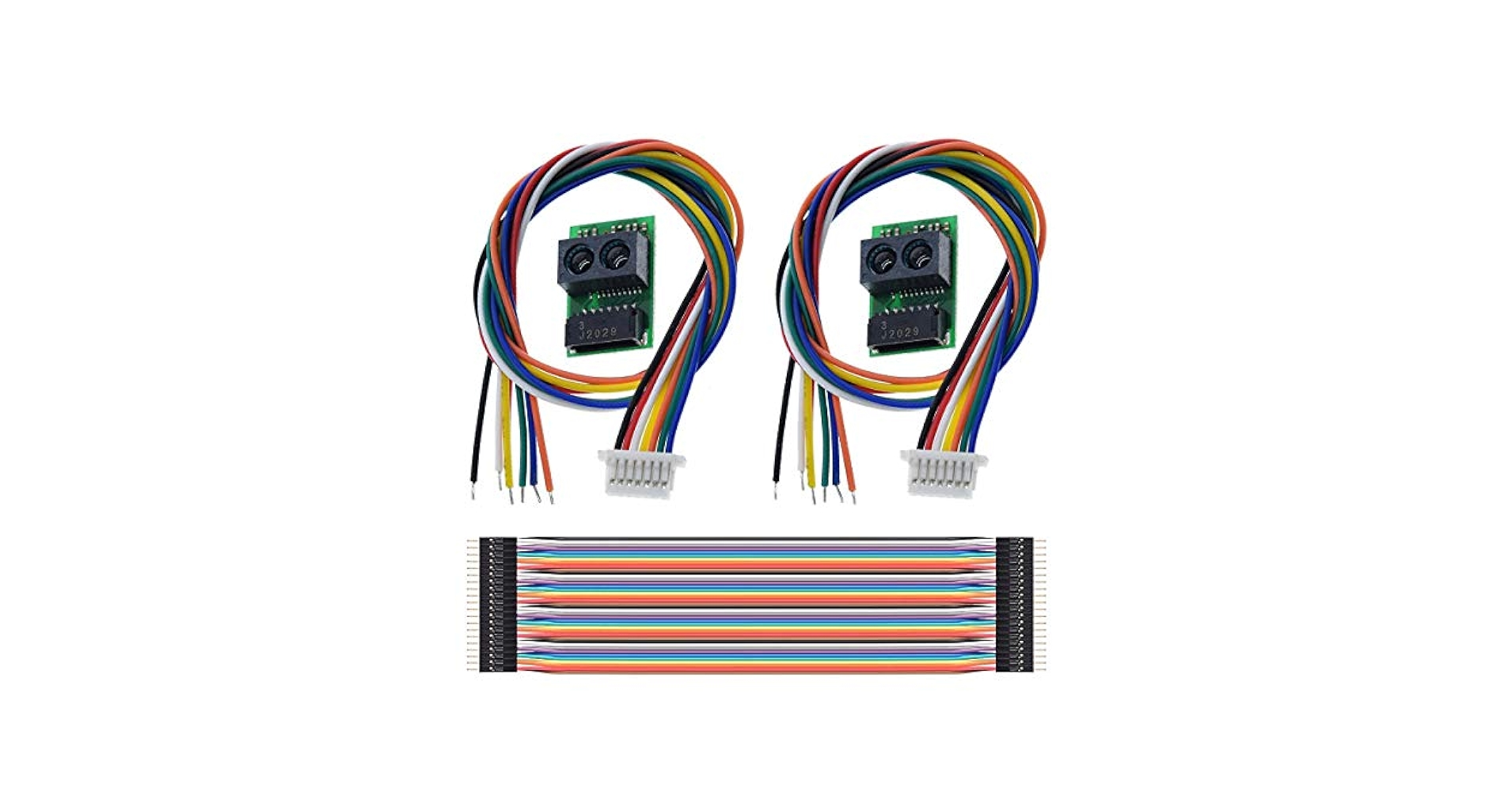 Sensori Di Distanza GP2Y0E03 - 2 Pezzi Con Cavo, 4-50 Cm, I2C E Uscita Analogica, Per Arduino