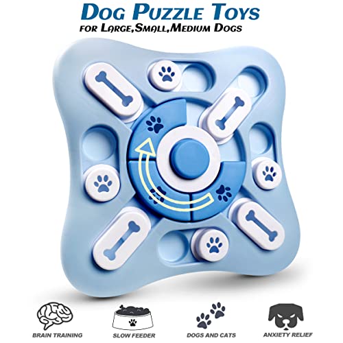 Naodongli Dog Puzzle Toys,Squeaky Dog Treat Puzzle For Iq Training And Brain Stimulation,Interactive Dog Toys For Boredom,Brain Gmes For Large Medium Small Cat Puppy Dogs #TOP2