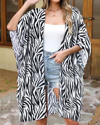Image of Swimsuit Coverups for Women Sarong Beach Bikini Wrap Sheer Short Skirt Chiffon Scarf for Swimwear