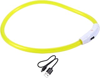 Ipetboom Coleira De Segurança Para Cães Coleira De Segurança Para Cães Coleira De Nylon Coleira De Cachorro Iluminada Coleira De Arnês Para Cachorro Coleira De Cachorro LED Coleira De