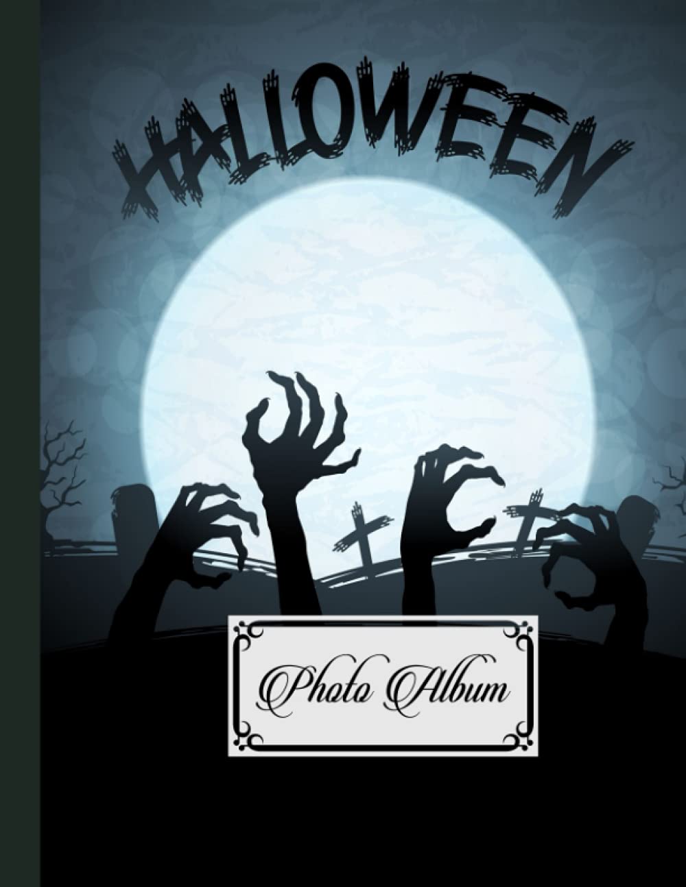Photo Album: Halloween Album, Large Photo Albums with Writing Space Memo, Extra Large Capacity Picture Album, Family, Baby, Wedding, Travel Photo Book, 120 Pages, Size 8.5" x 11" by Adalbert Schiller