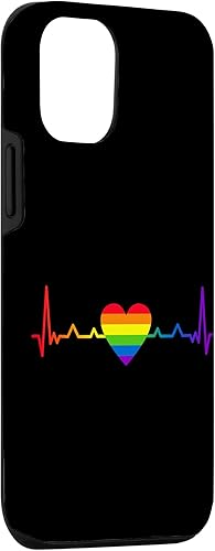 Miniatura 3 de Funda para iPhone 14 Pro Rainbow Heartbeat LGBT Pride Month Gay Bi Trans