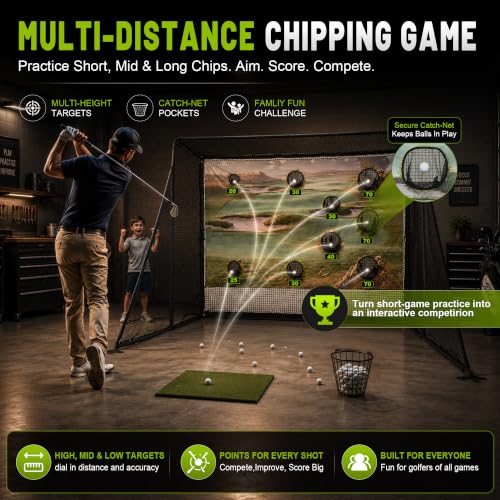 Homevol 2-in-1 Simulator Net System