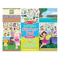 Melissa & Doug 8603 Reusable Sticker Pad: Fairies (200+ Stickers)