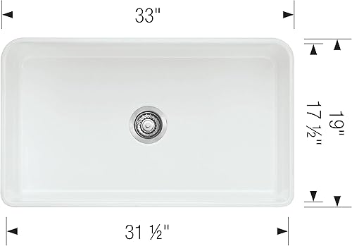 Miniatura 8 de BLANCO 525010 Cerana Kitchen Sink, 30 X 19, White