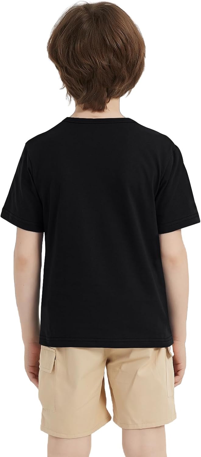 1 Pack Cotton Boys Kids Tshirt Short Sleeve Summer Tops Clothes Tee Shirts for Toddlers(Age 2-14) - Image 6