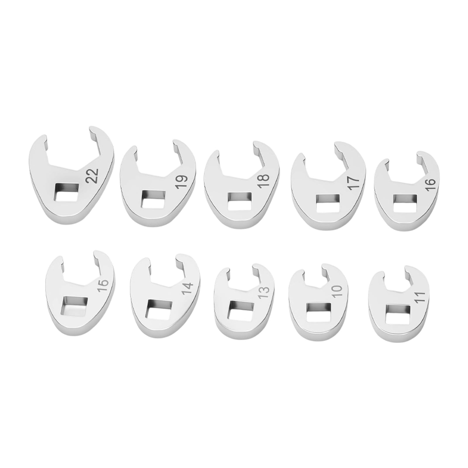 Buxuaaaa 10 Piece Set Carbon Steel Ratcheting Wrench Set With Ergonomic Handle Suitable For Various Applications Efficient Maintenance Work Double Head Tool Tool