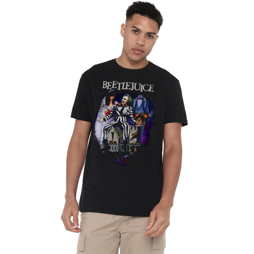 Beetlejuice Vintage Poster Unisex T Shirt, Black, XXXXX-Large