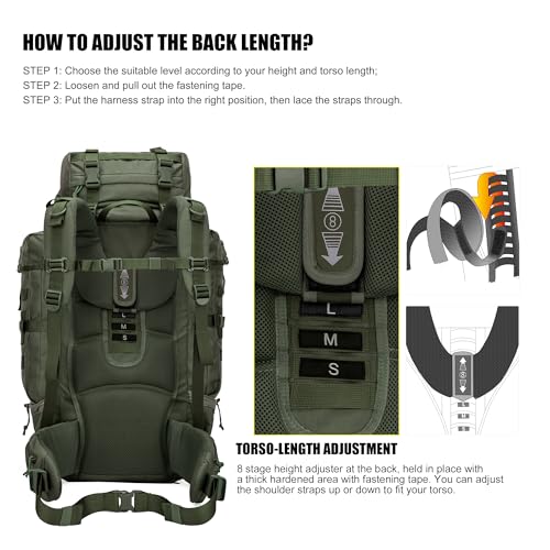 Mardingtop 70L Military Backpack