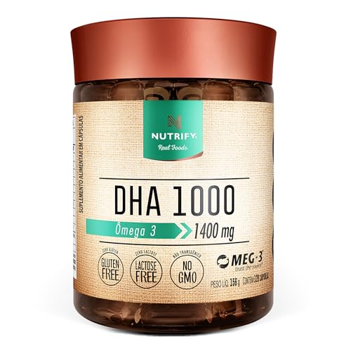 Nutrify - DHA 1000 - Suplemento de Ácidos Graxos Ômega 3 - Saúde ...