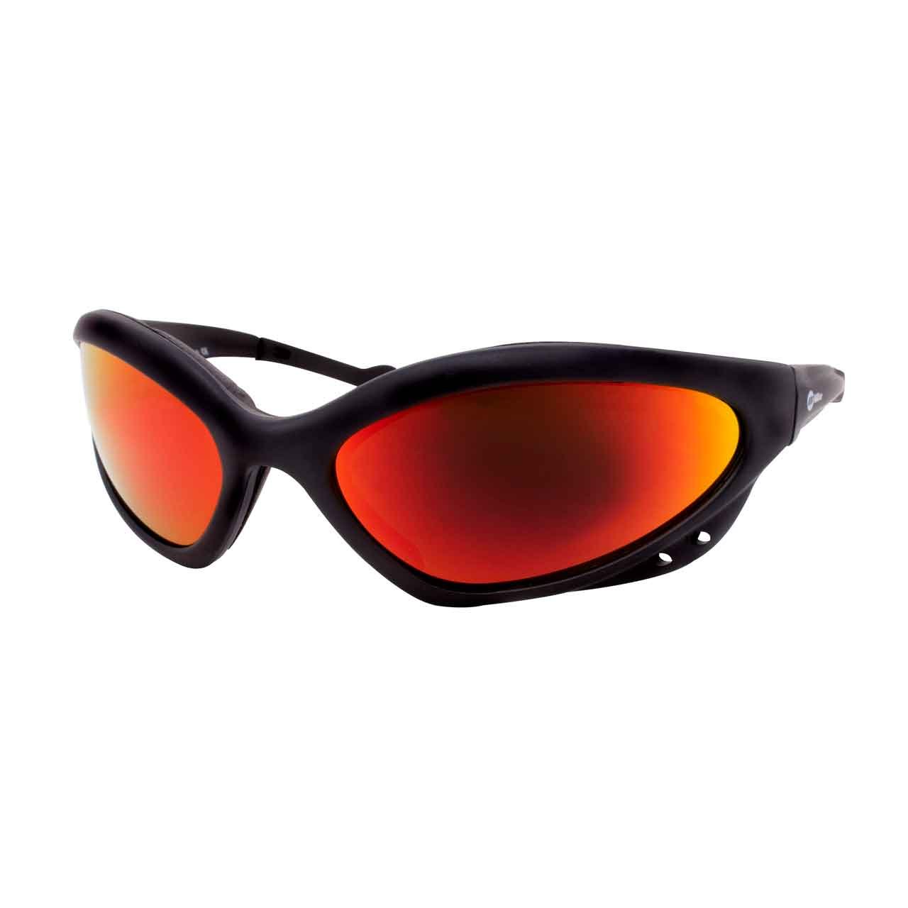 Safety Glasses, Blk, Wraparound, Universal