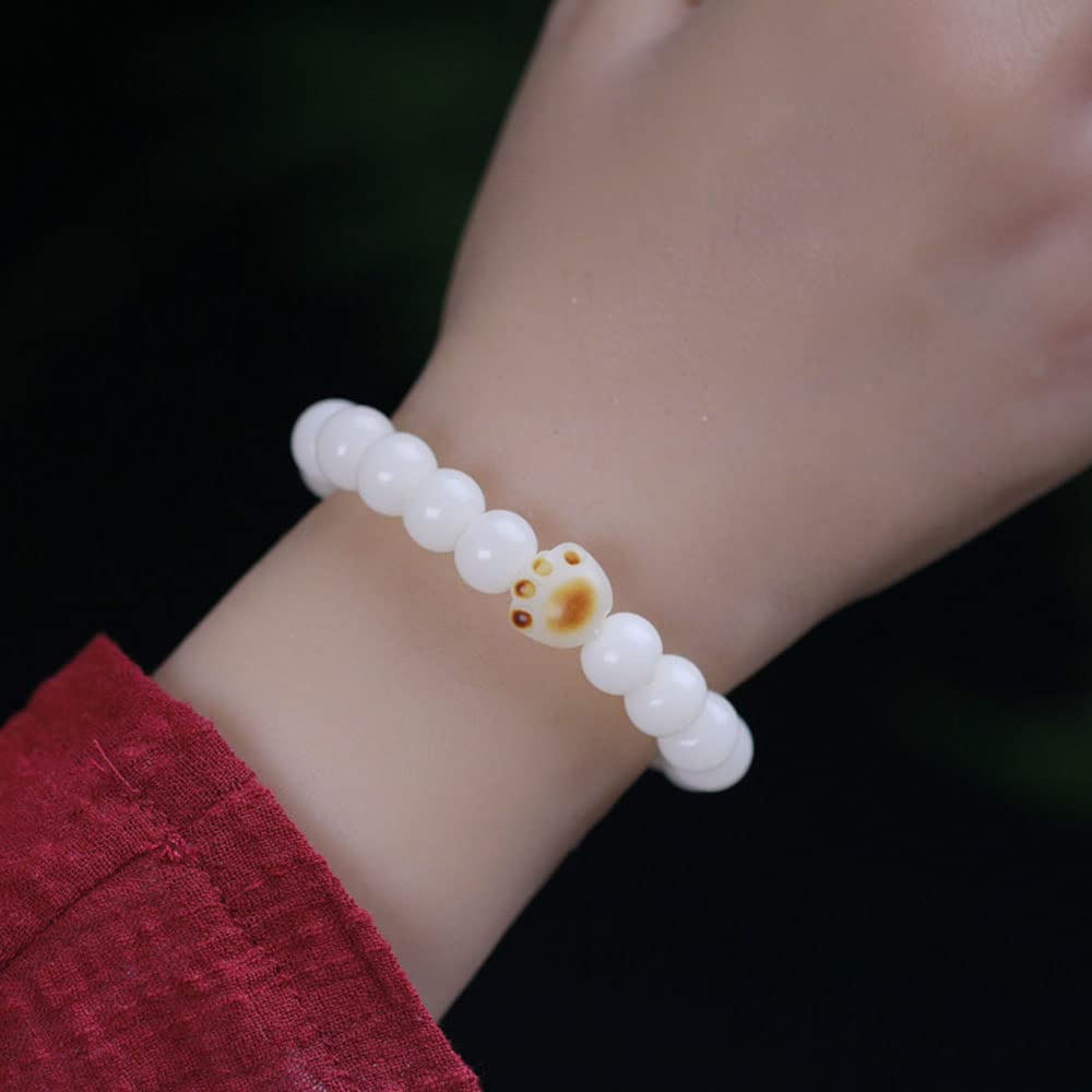 Bracciale Bodhi con Perline Elasticizzato Gatto