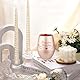 Belillpipi Geschenke für Frauen, Windlicht aus Glas in Roségold mit Geschenkbox, Teelichthalter mit Gravur, besonderes Geschenk für Geburtstag, Weihnachten, Dankeschön Geschenk für Kollegen Lehrerin