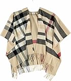 120x160cm FRAAS Damen 631160 Poncho, Beige (Camel 170), One Size