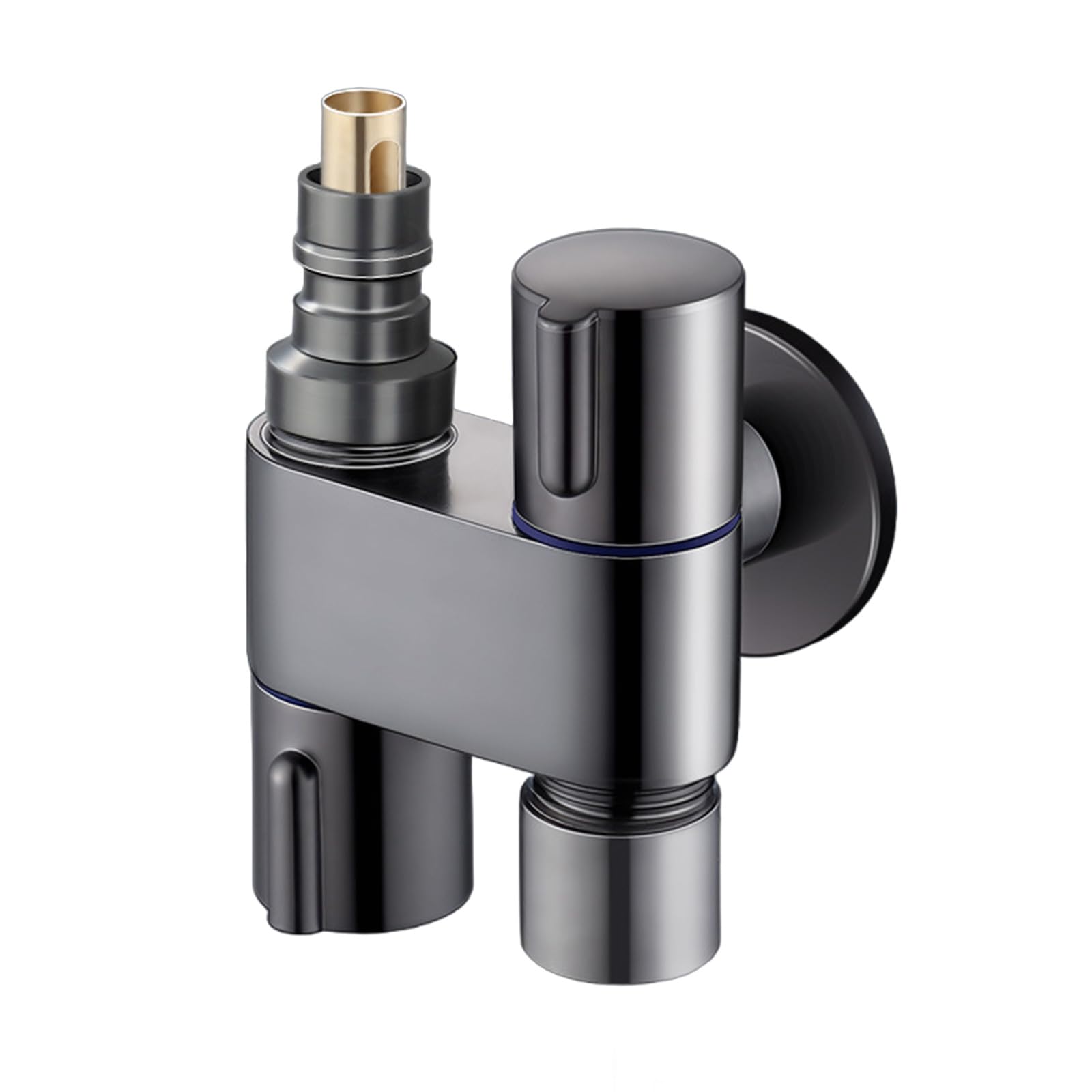Control Toilet Sprays Angles Valves with 1 Inlet Two Outlets Washing Machine Tap Valves for Bathroom Cleaning Bathroom Fixture Accessories