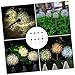 ibasenice 4 Pcs Dandelion Shape Led Solar Lights Solar Garden Decorative Lights Ground Lamp Ornament No Tools Needed