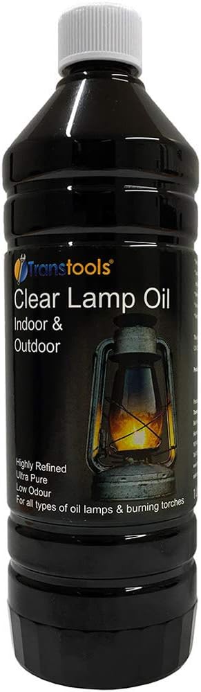 Lamp Oil Clear Refined Lantern Torch Oils for Indoor and Outdoor Use 1 Litre