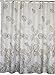 Welwo Bathroom Fabric Bath_Shower Curtain Set Leaves Bath_Shower Curtains and X-Long Extra Long Bath_Shower Curtain 72 x 78 for Bathroom